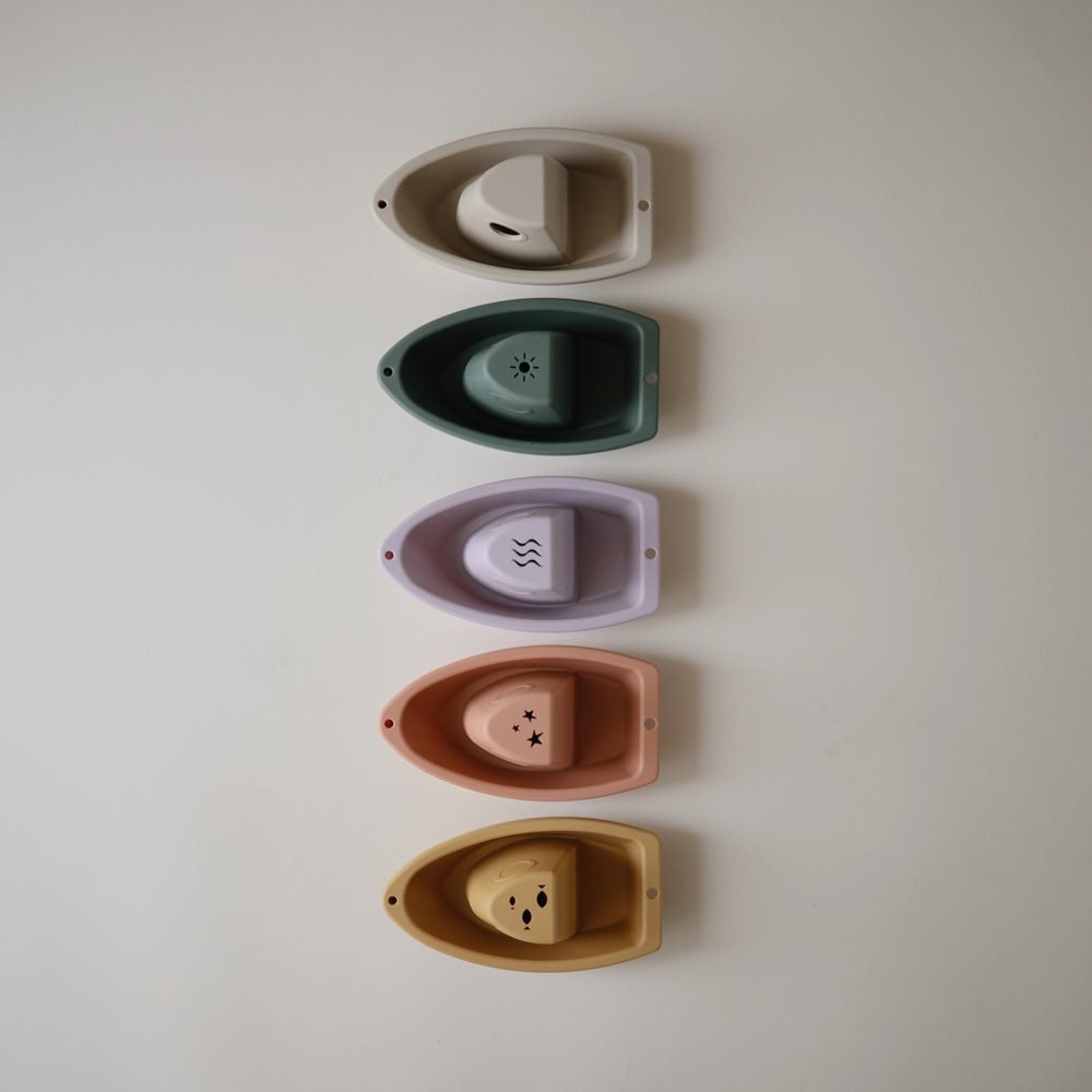 Barchette da Bagno - Set da 5 - Rustic