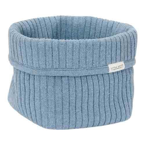 Baby Basket Piccolo Tricotti Pure Denim Blue