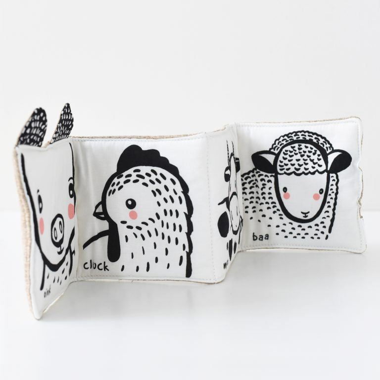 Libro Morbido Sensoriale - Friendly Faces - Farm