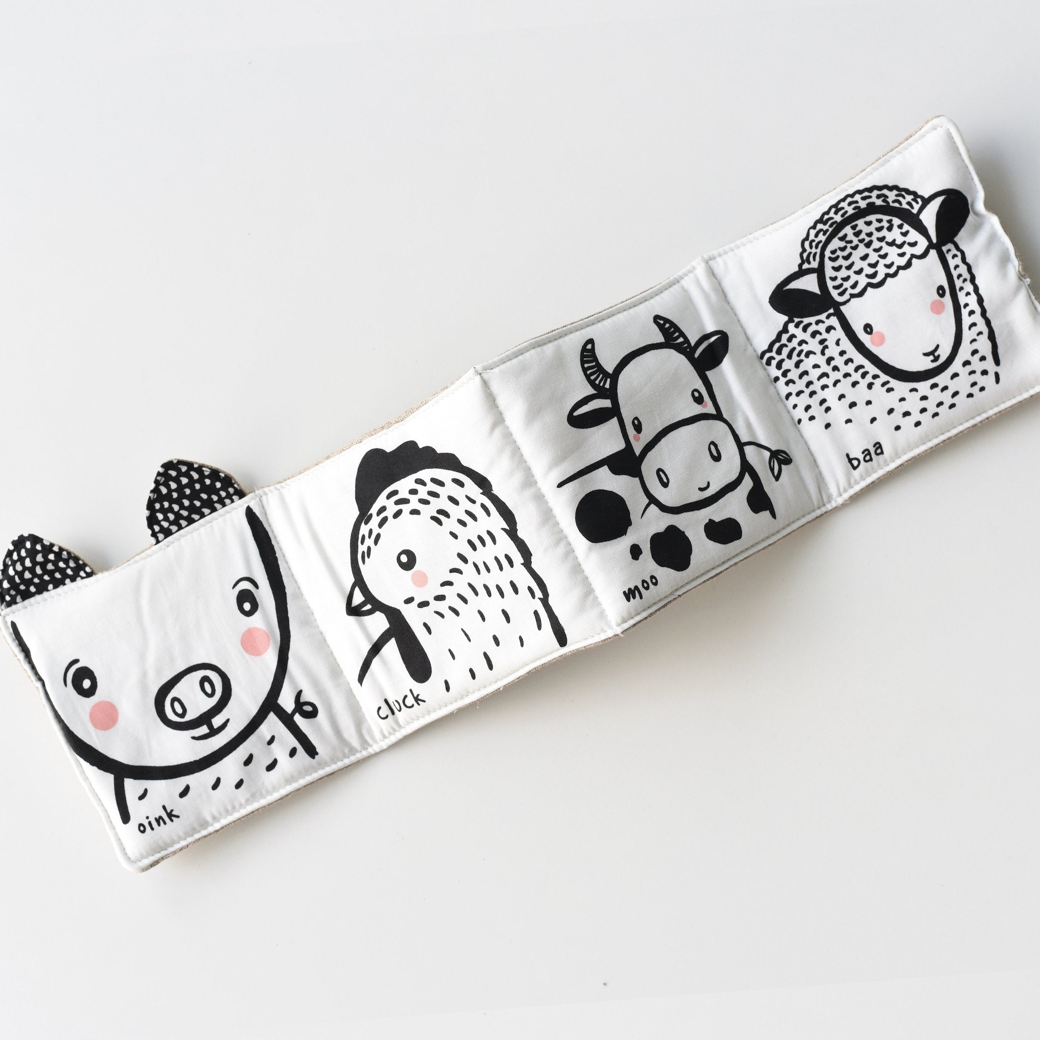 Libro Morbido Sensoriale - Friendly Faces - Farm