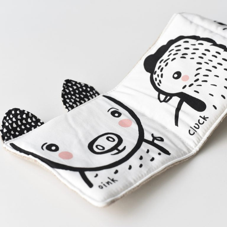 Libro Morbido Sensoriale - Friendly Faces - Farm