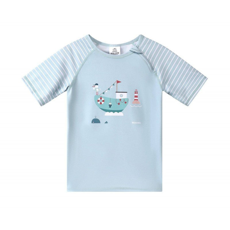 T-shirt Nuoto Protezione Solare - Fishing Boat