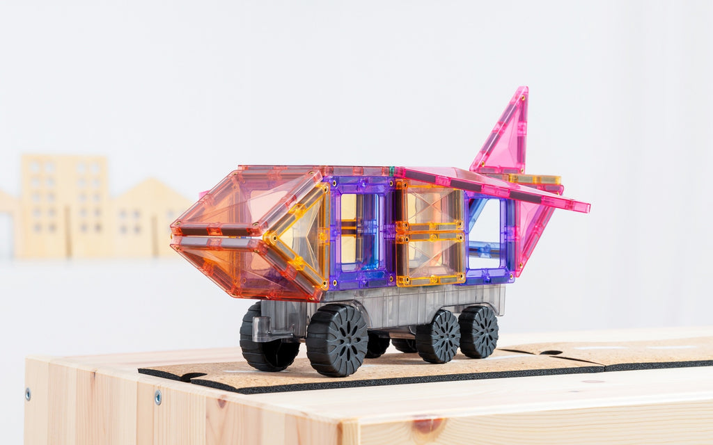Tessere Magnetiche - 50 Pezzi - Camion Arcobaleno - 100% Plastica ABS Atossica