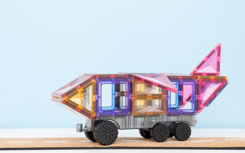 Tessere Magnetiche - 50 Pezzi - Camion Arcobaleno - 100% Plastica ABS Atossica