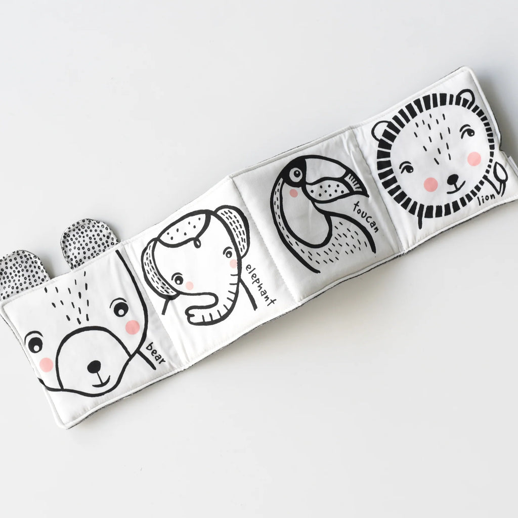 Libro Morbido Sensoriale - Friendly Faces - Wild