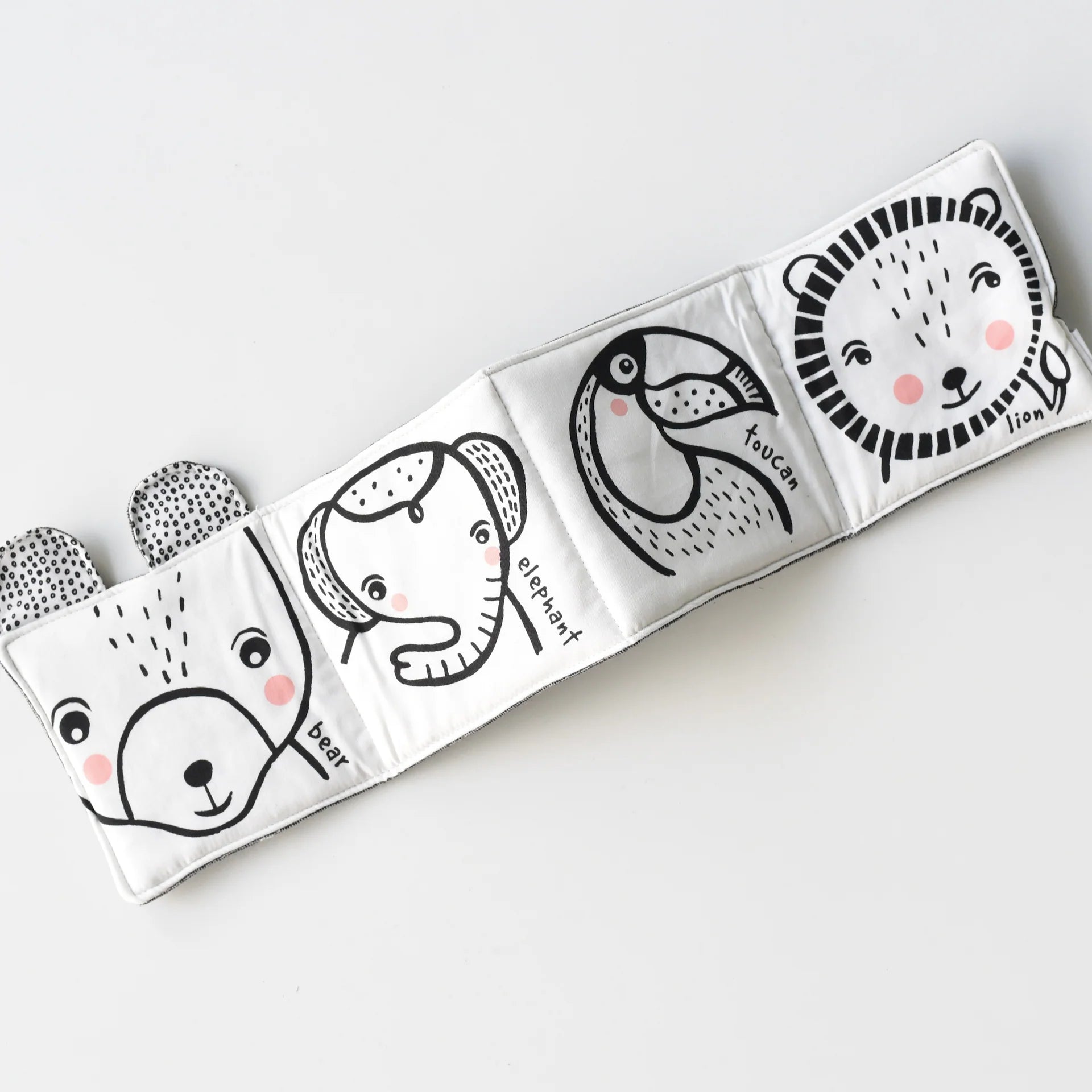 Libro Morbido Sensoriale - Friendly Faces - Wild