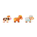 Gioco Magnetico In Legno - Funny Magnets Fattoria