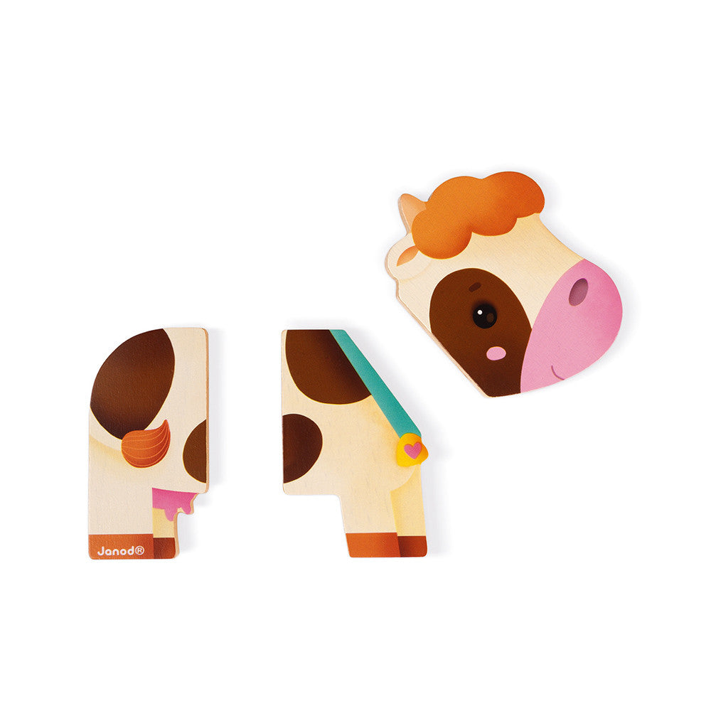 Gioco Magnetico In Legno - Funny Magnets Fattoria