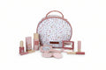 Beauty Case Con Trucchi In Legno