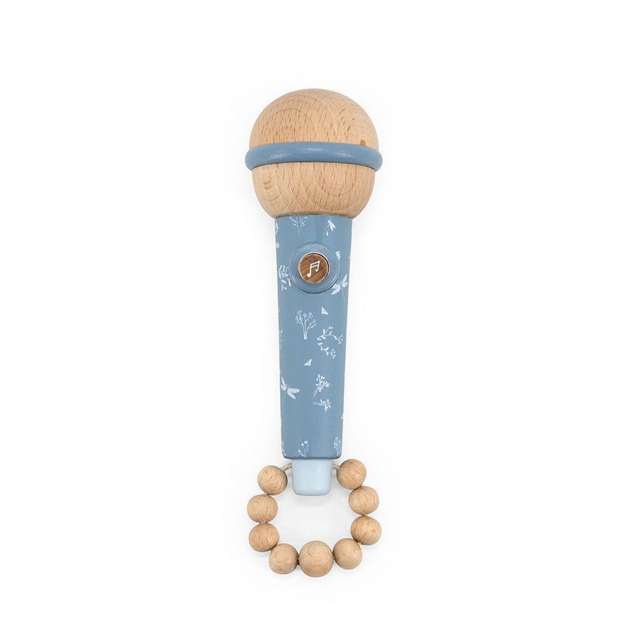 Microfono In Legno - Blu