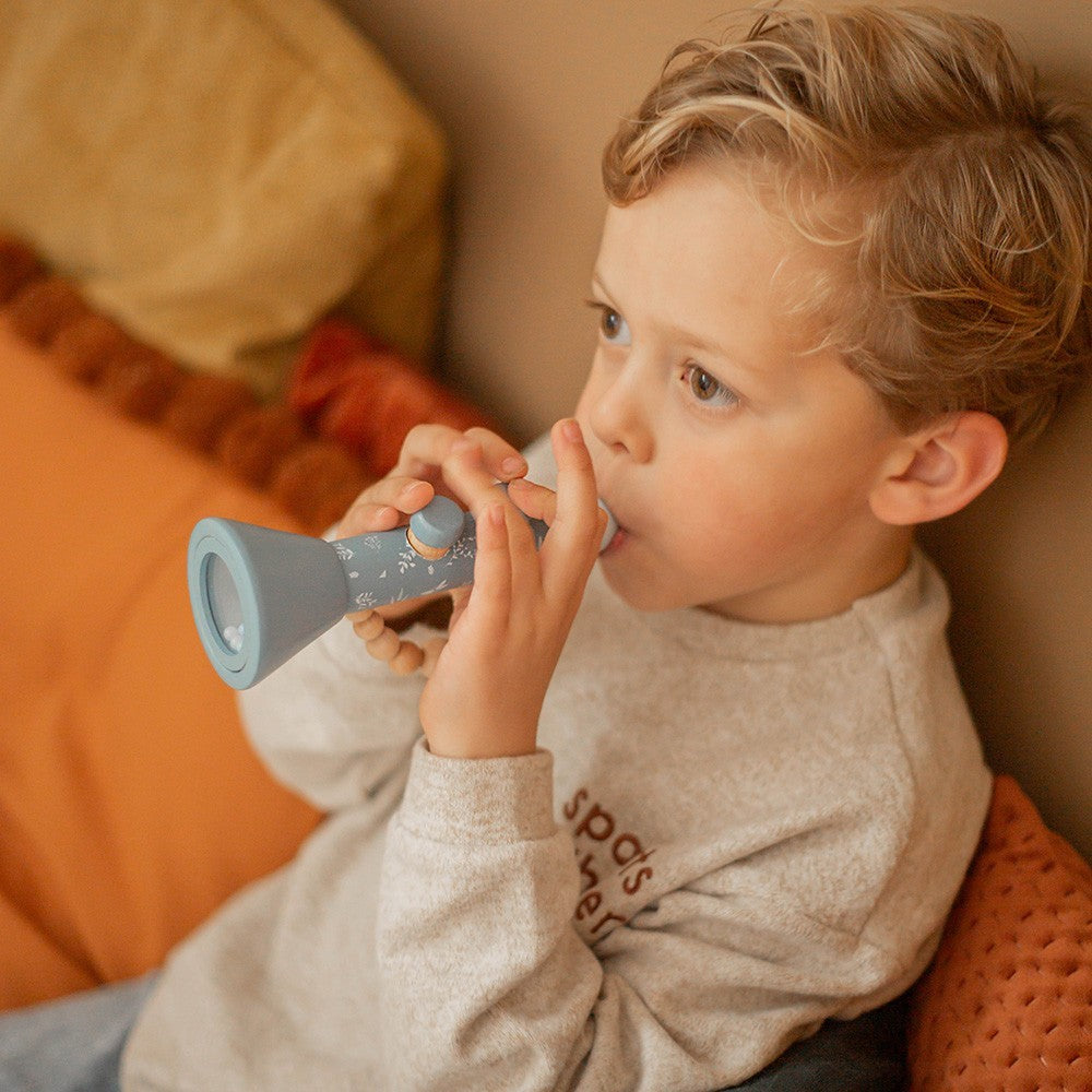 Trombetta In Legno - Blu