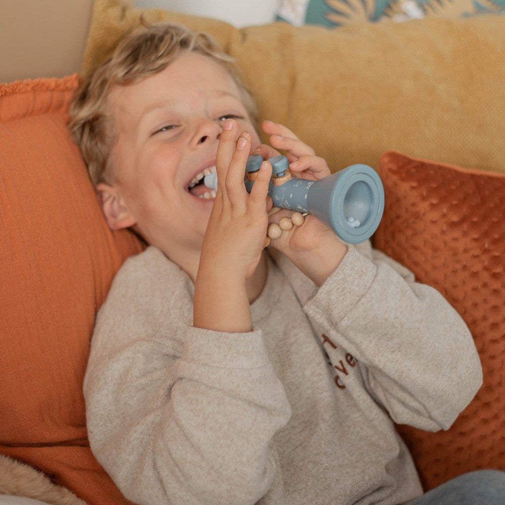 Trombetta In Legno - Blu