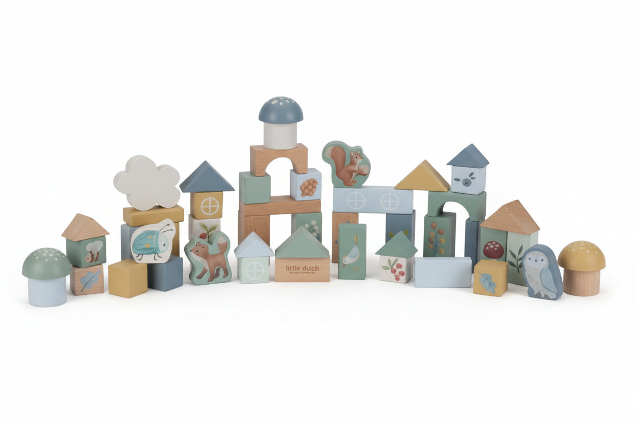 Cubetti Da Costruzione In Legno -  Forest Friend