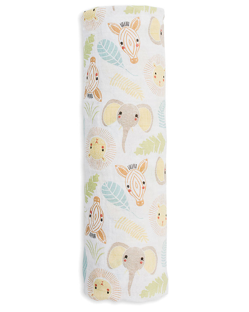 Mussola 100% Cotone - Swaddle - Giungla