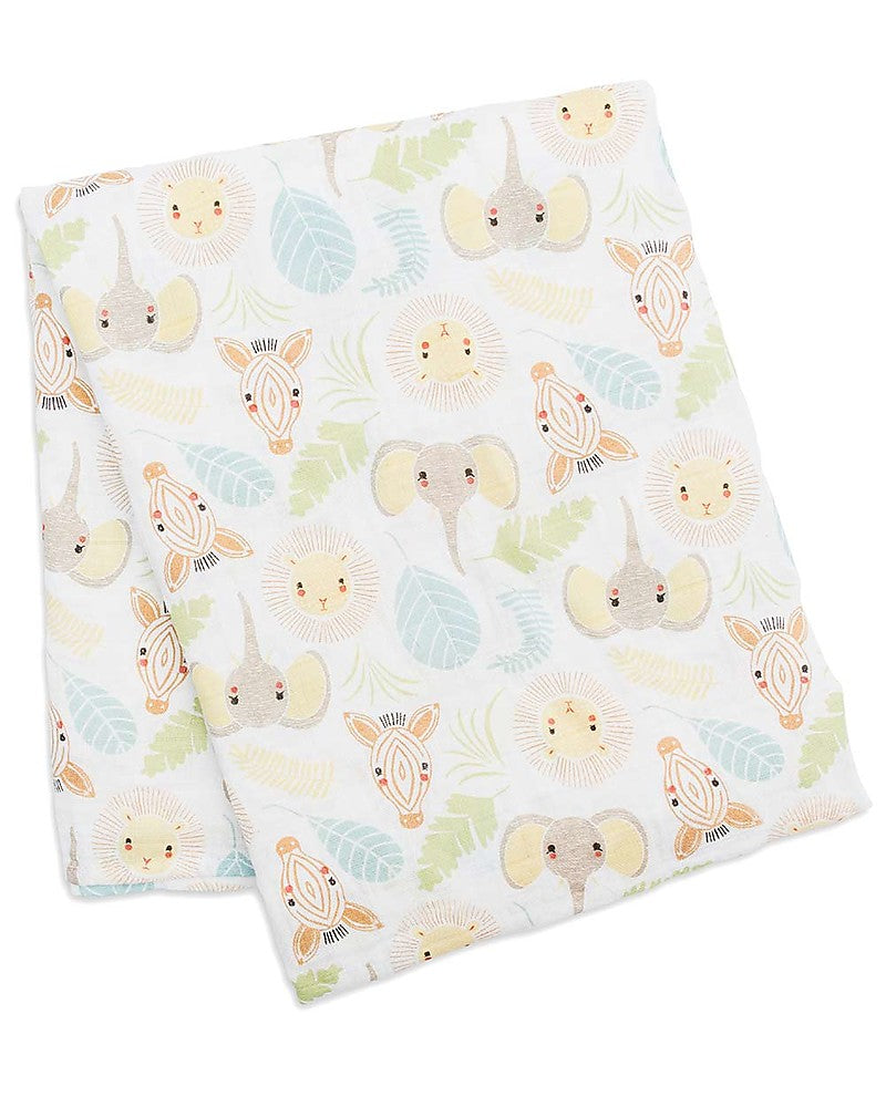 Mussola 100% Cotone - Swaddle - Giungla