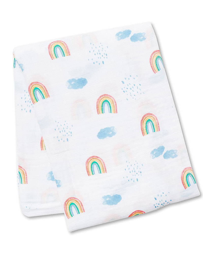 Mussola 100% Cotone - Swaddle - Rainbow Sky