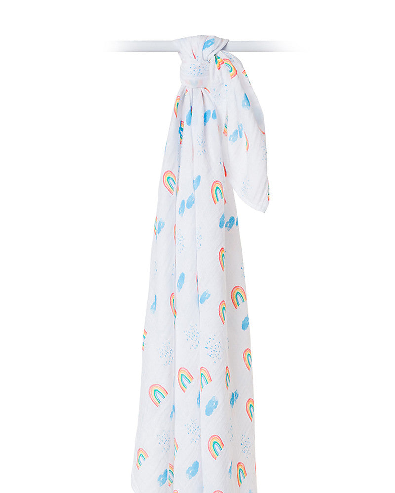Mussola 100% Cotone - Swaddle - Rainbow Sky