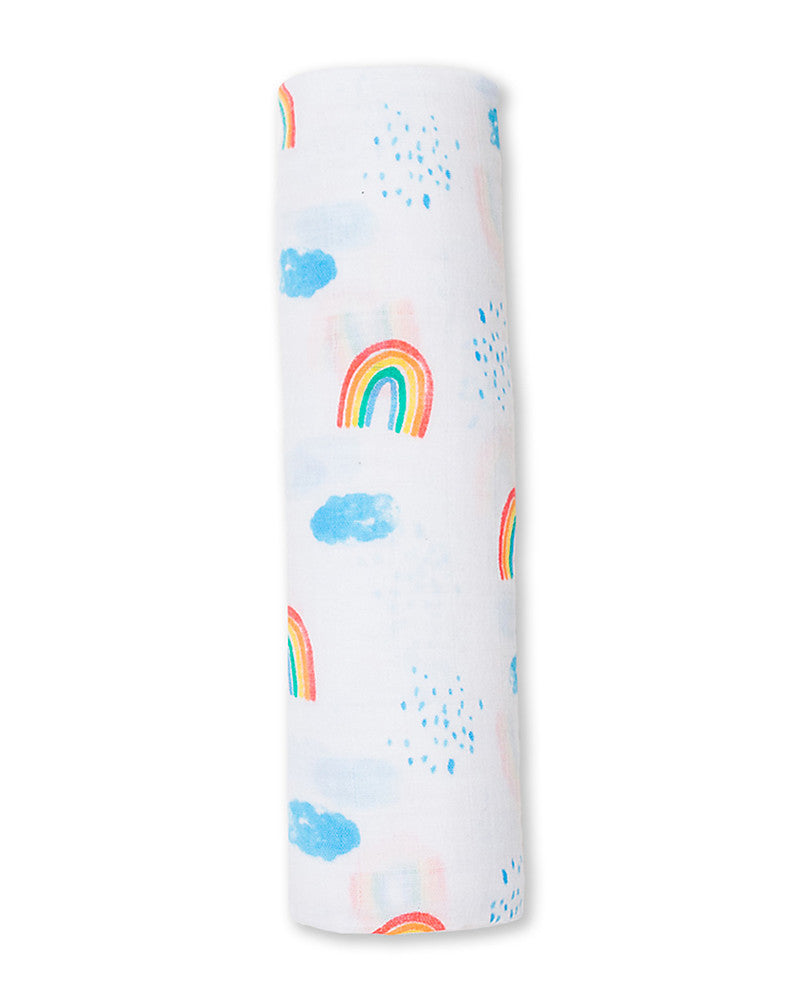 Mussola 100% Cotone - Swaddle - Rainbow Sky