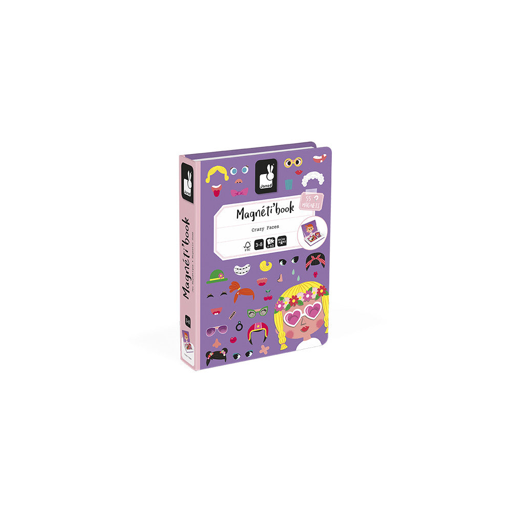 Magneti’Book Crazy Faces Ragazza - 55 Magneti