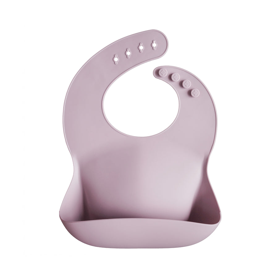 Bavaglino In Silicone Con Tasca - Mauve