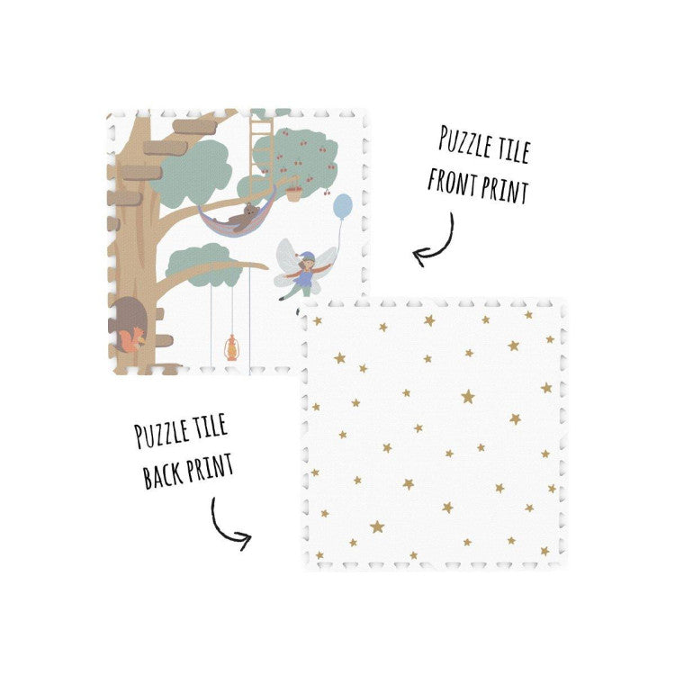Tappeto Puzzle Treehouse - 120 x 180 cm - 100% EEVAA
