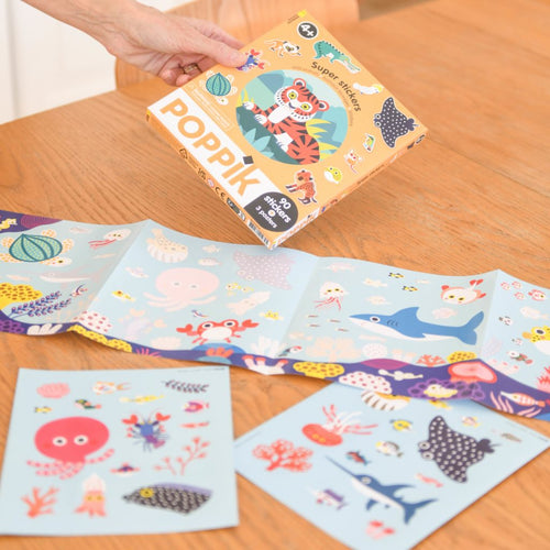 3 Poster + 90 Adesivi - Animali Selvatici