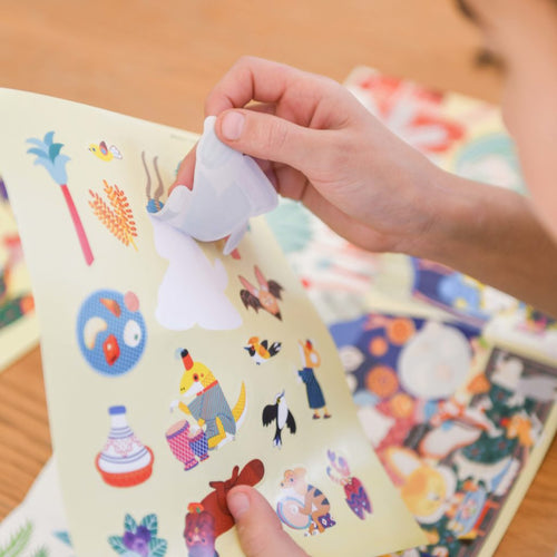 3 Poster + 90 Adesivi - Intorno al Mondo