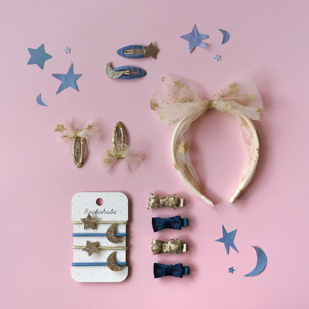 Mollette - Mini Fiocchi Velluto e Paillettes