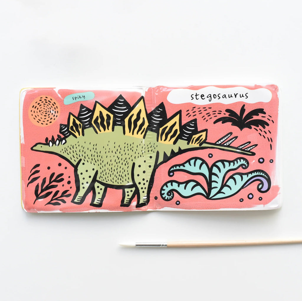Libro Da Bagno Color Me - Dinosaurs