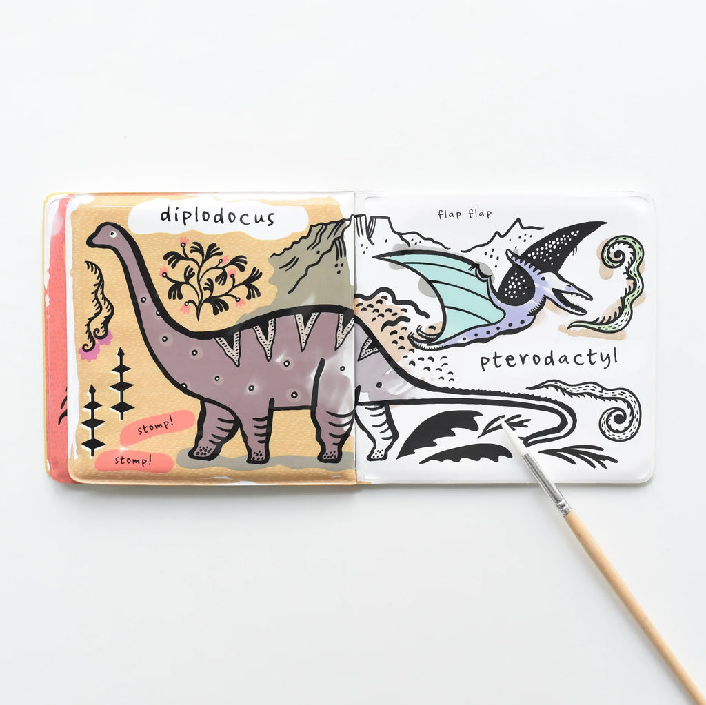 Libro Da Bagno Color Me - Dinosaurs